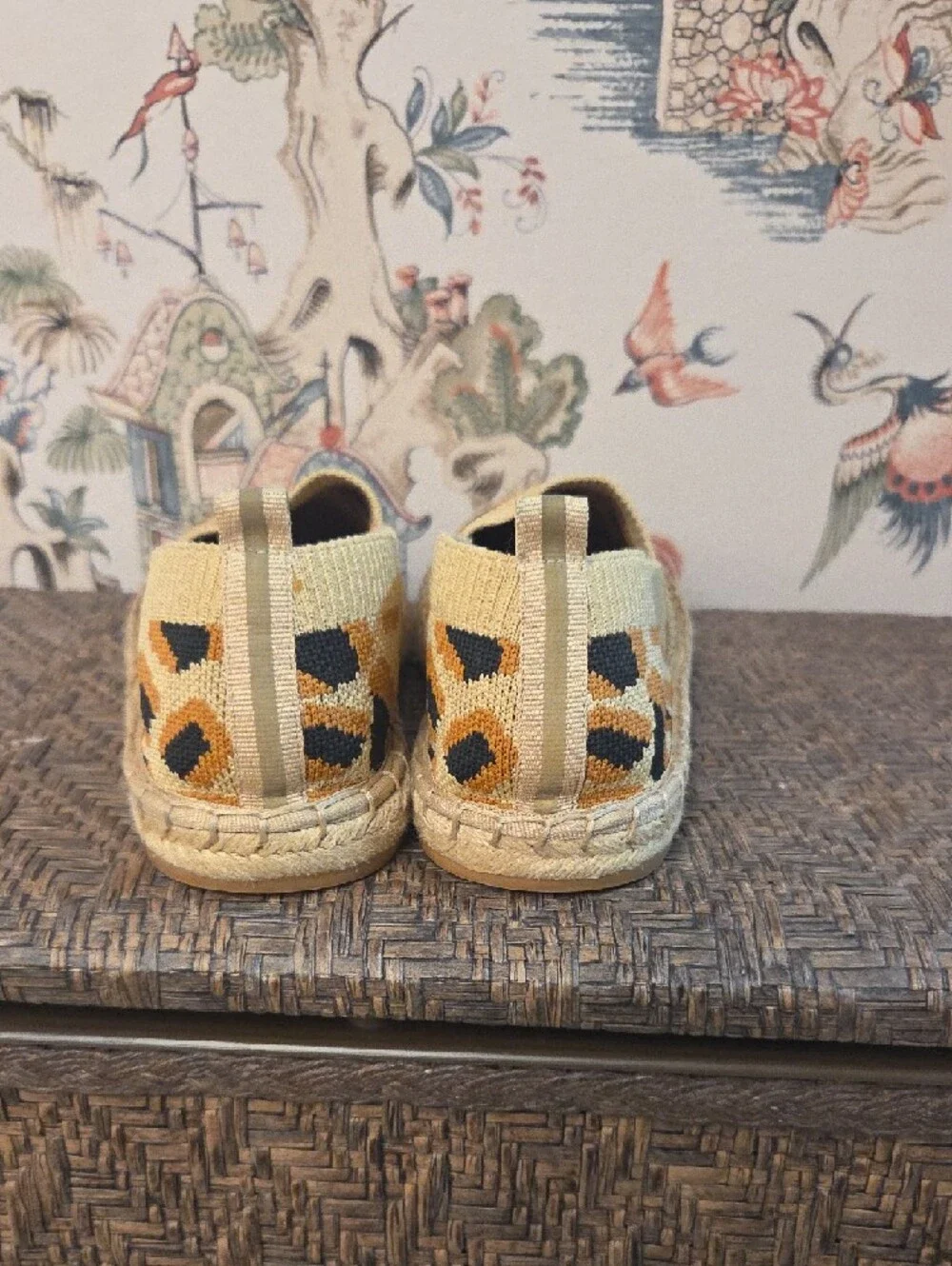 Women's Leopard Print Espadrilles - Brown/Black